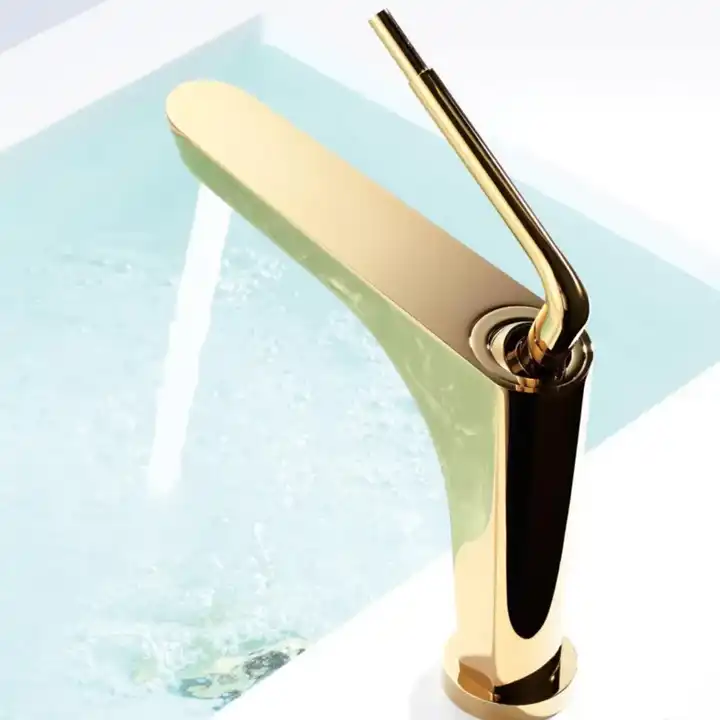 Luxury Lavatory Brass Water Tap Design for Vanity