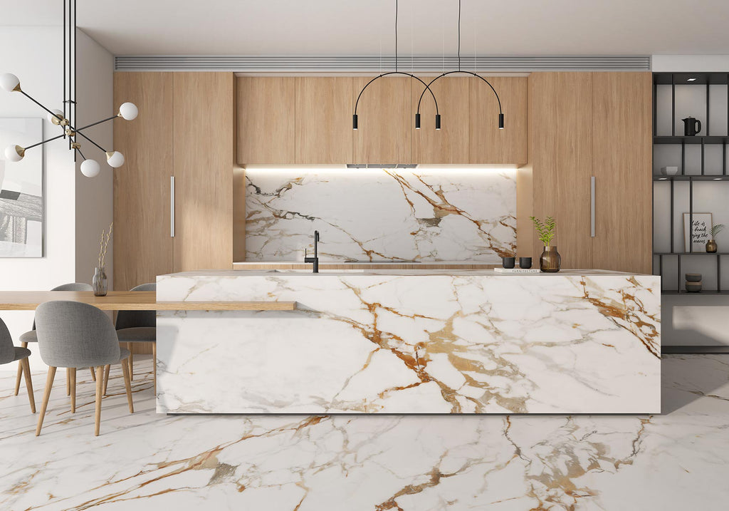 Calacatta Gold 9mm Porcelain Stone Panels 3200x1600mm