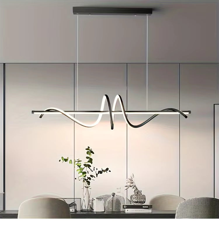 Luxury Hanging Lamps Led Ceiling 107X23X23 cm  Home Modern Chandeliers Pendant Light for Kitchen Island
