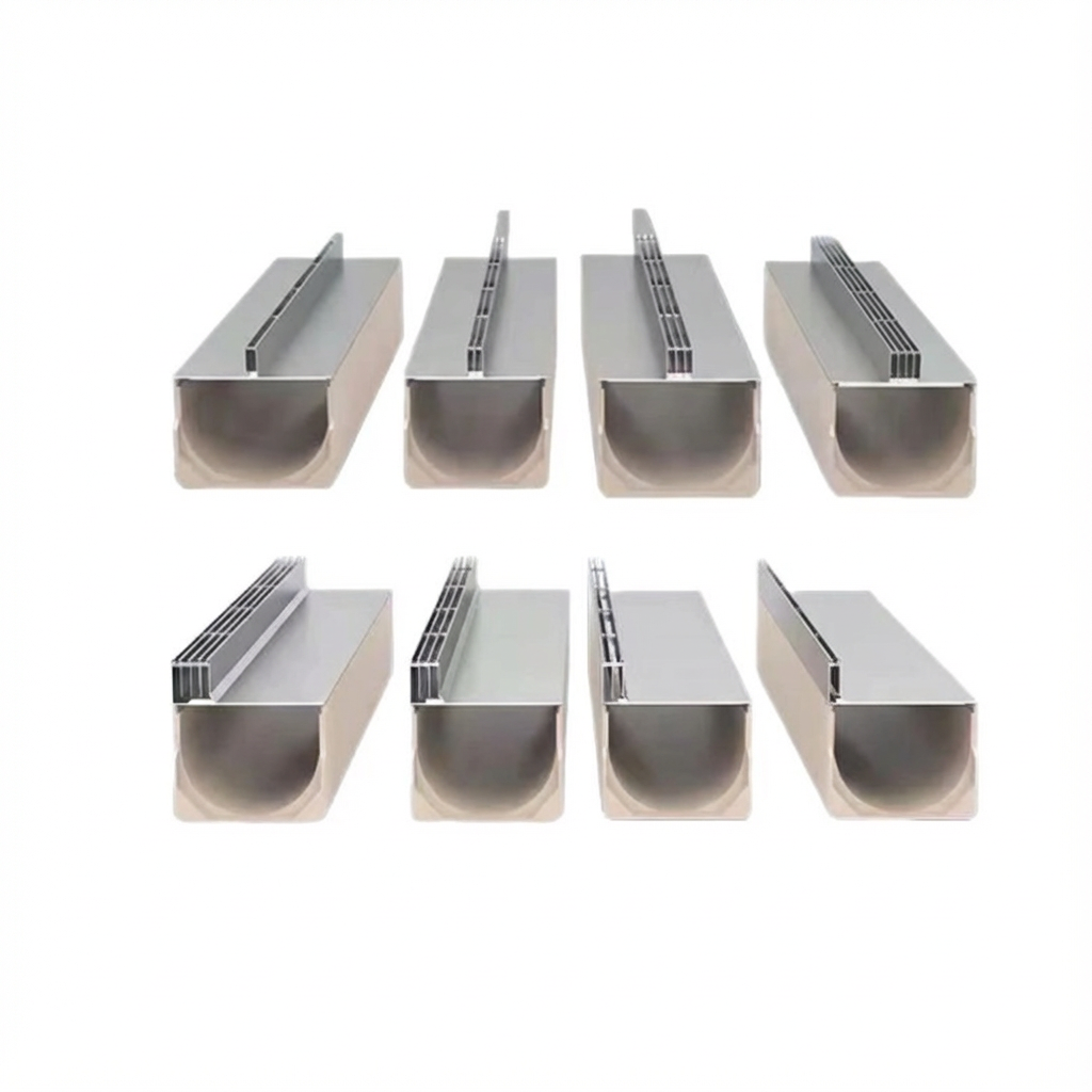 Invisible Tile Insert Linear Floor Drain Stainless Steel Slot Channel for Shower Wet Room
