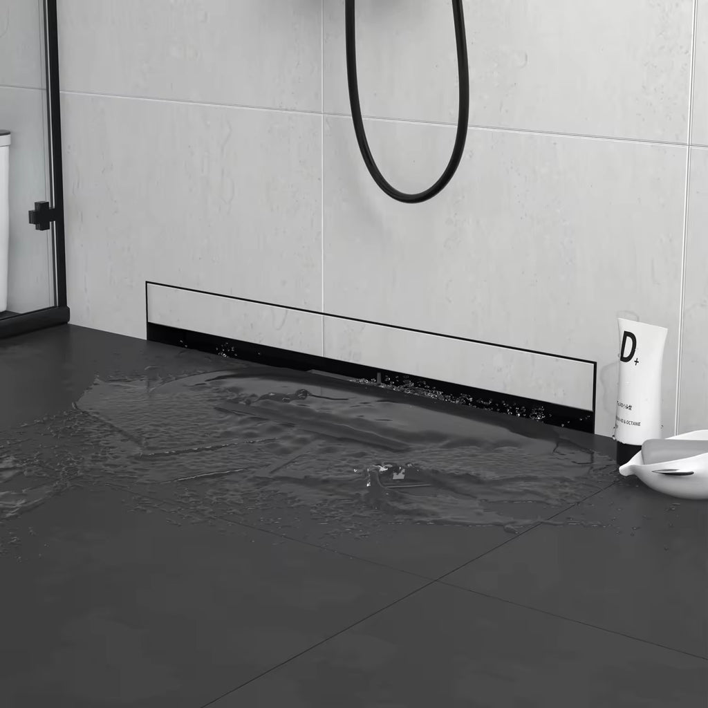 New Design Wall Drainage 304 Stainless Steel Linear Shower Floor Drain With Tile Insert Grate Cover