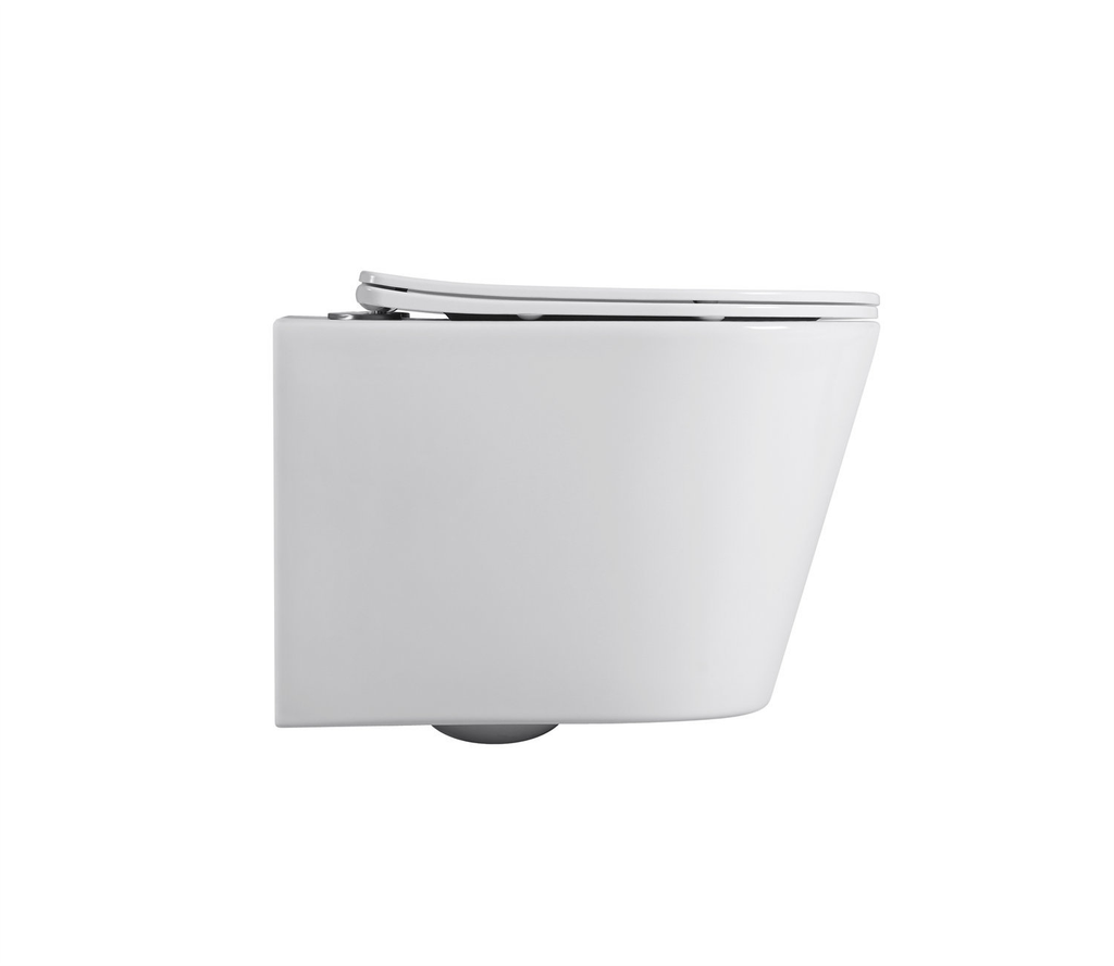European Design Hidden Water Tank Wall Mounted Rimless Tornado Flush Ceramic Toilet