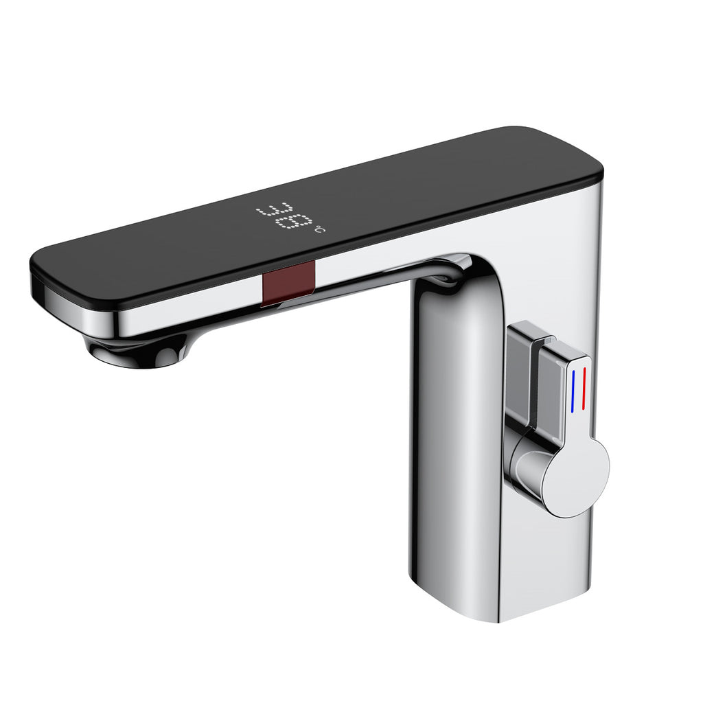 Smart Digital Water Faucet Touchless Bathroom Taps Sensor
