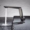 Deck Mounted Single Hole Single Lever Bathroom Sink Faucet