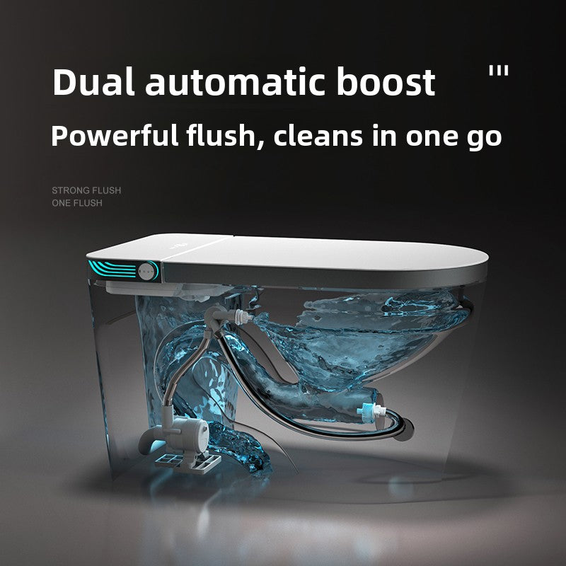 Luxury Smart Toilet with Automatic Soft Close Seat Heating S-Trap