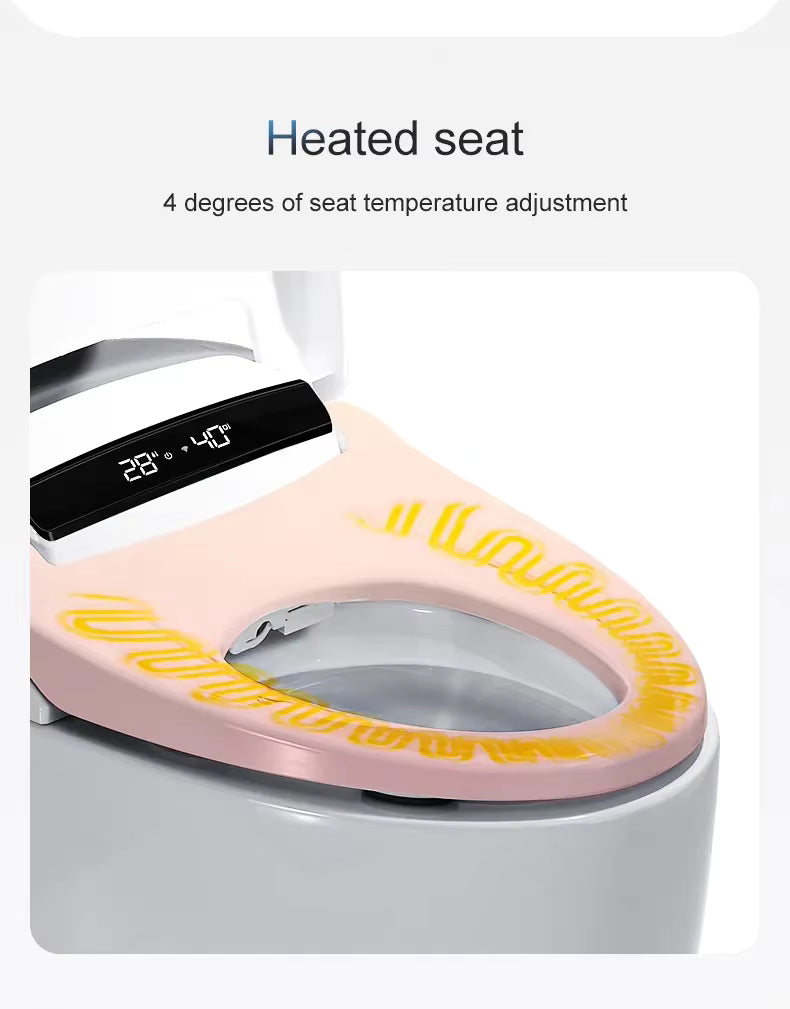 Auto Sensor Flush Open Electric Japanese One Piece Smart Toilet