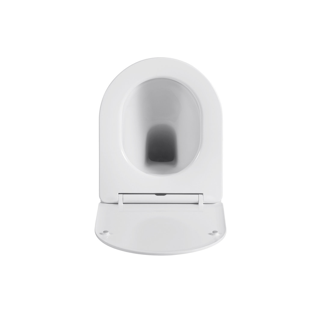 European Design Hidden Water Tank Wall Mounted Rimless Tornado Flush Ceramic Toilet
