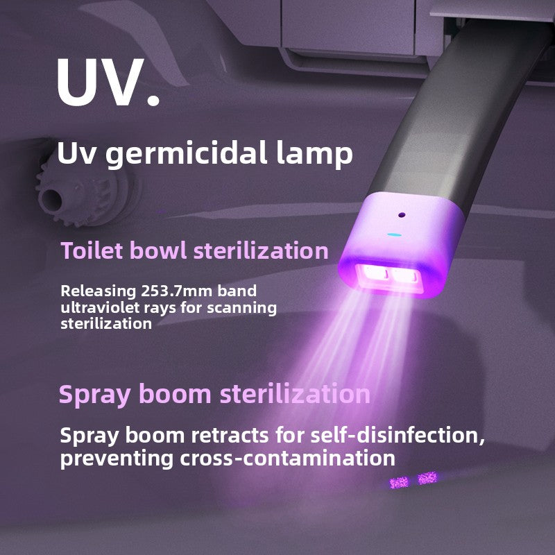 Luxury Smart Toilet with Automatic Soft Close Seat Heating S-Trap