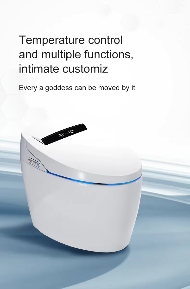 Auto Sensor Flush Open Electric Japanese One Piece Smart Toilet