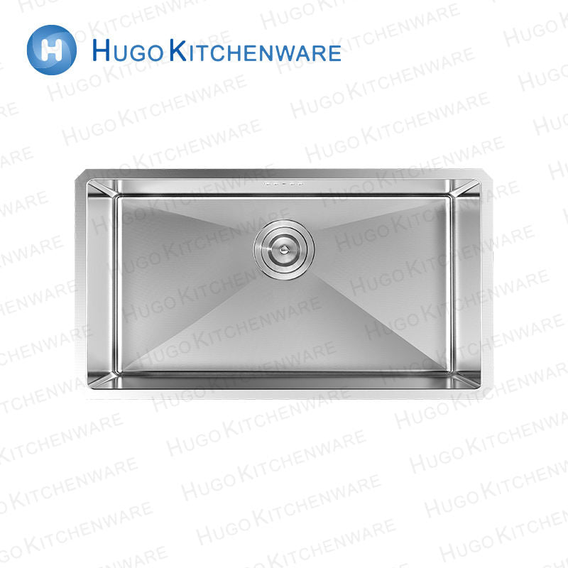 Large Single Bowl Kitchen Sink  Stainless Steel Undermount