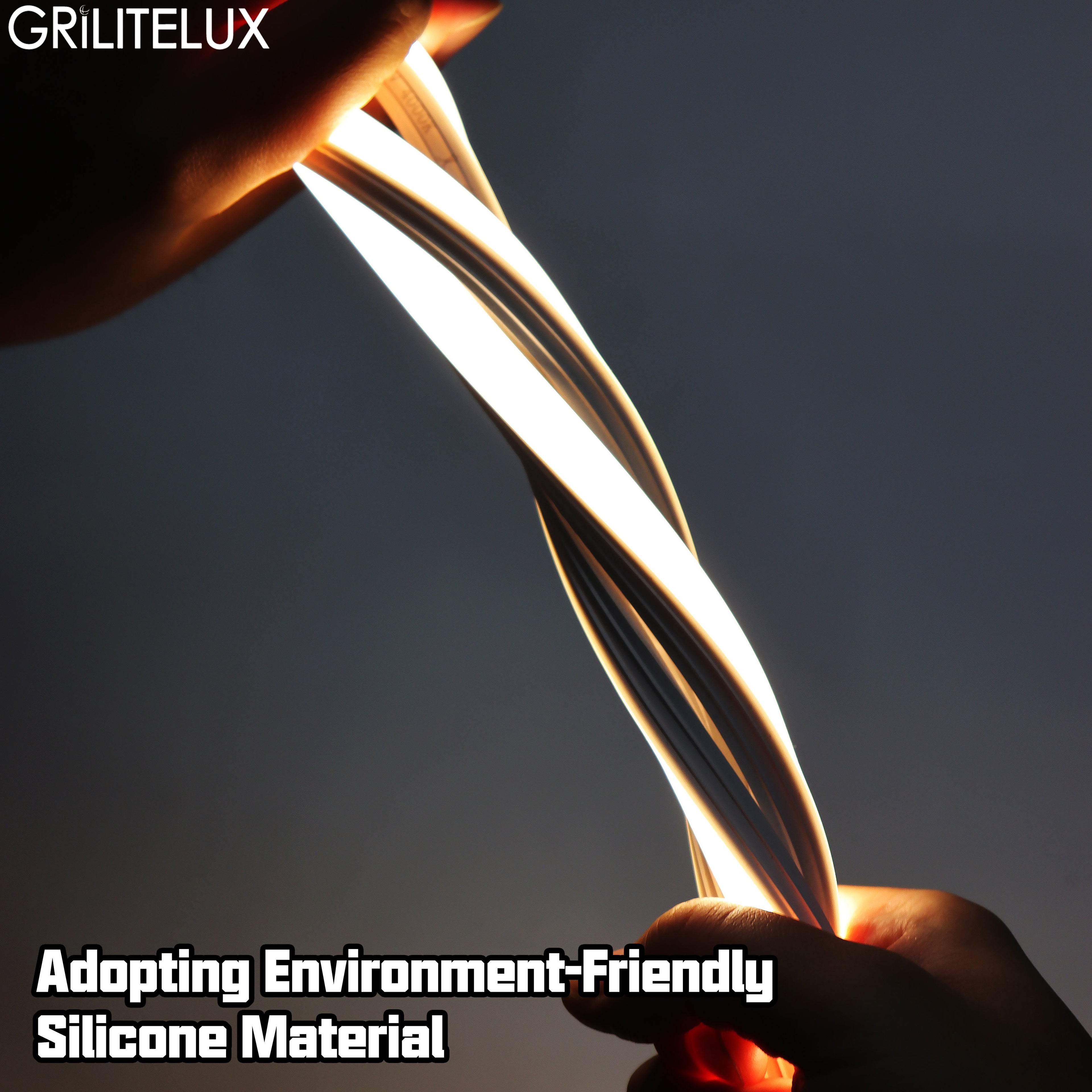 No Dark Area Free Cut Neon LED Strip 12V 24V 120/130LEDs Seamless Continuous Silicone Light 500 metres