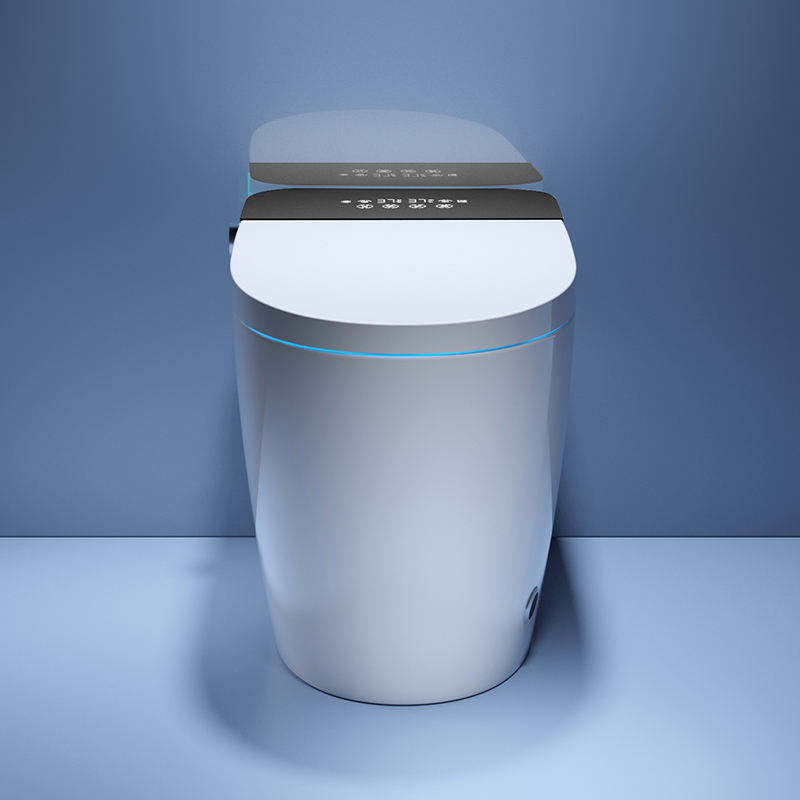 Floor Mounted Smart WC Automatic Sensor/Heating Seat Japanese Elongated Smart Remote