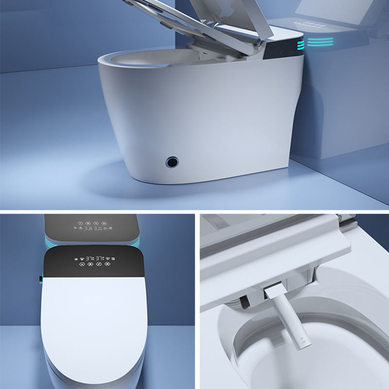 Floor Mounted Smart WC Automatic Sensor/Heating Seat Japanese Elongated Smart Remote