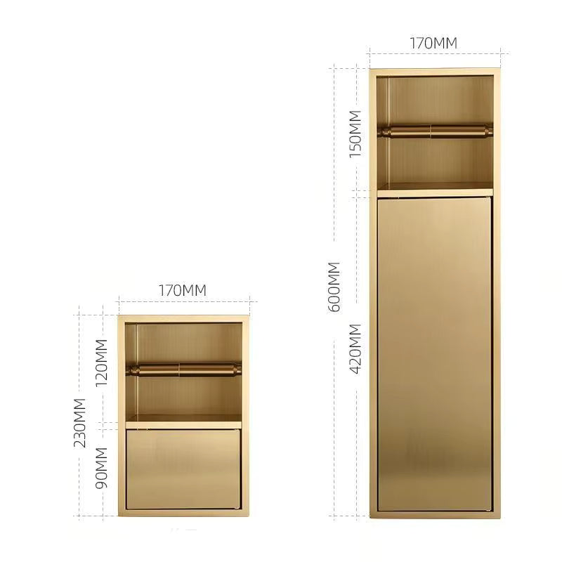 Stainless Steel Shower Luxury Niches Toilet Paper for Home/Hotel