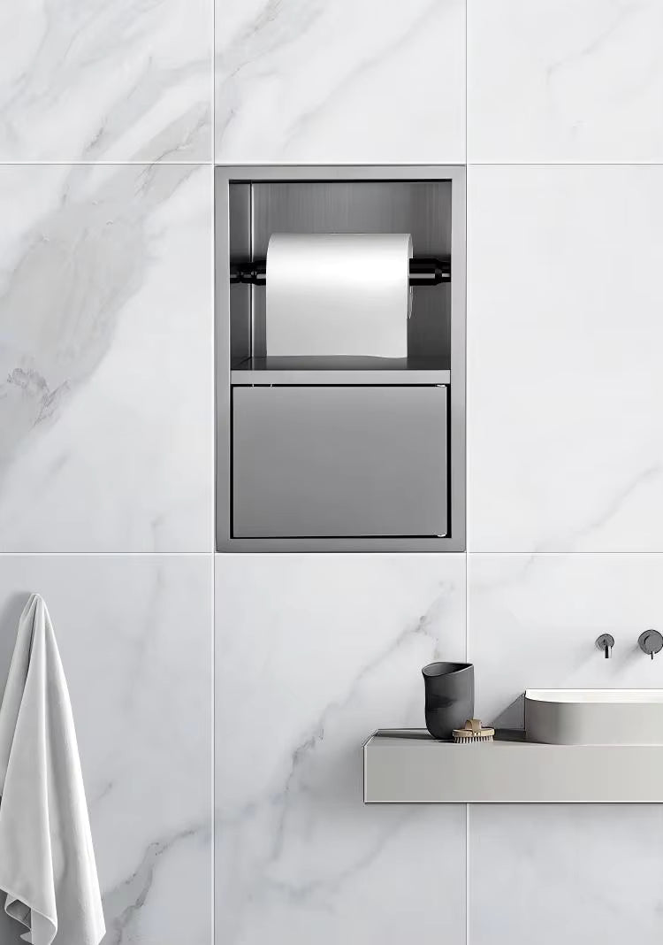 Stainless Steel Shower Luxury Niches Toilet Paper for Home/Hotel