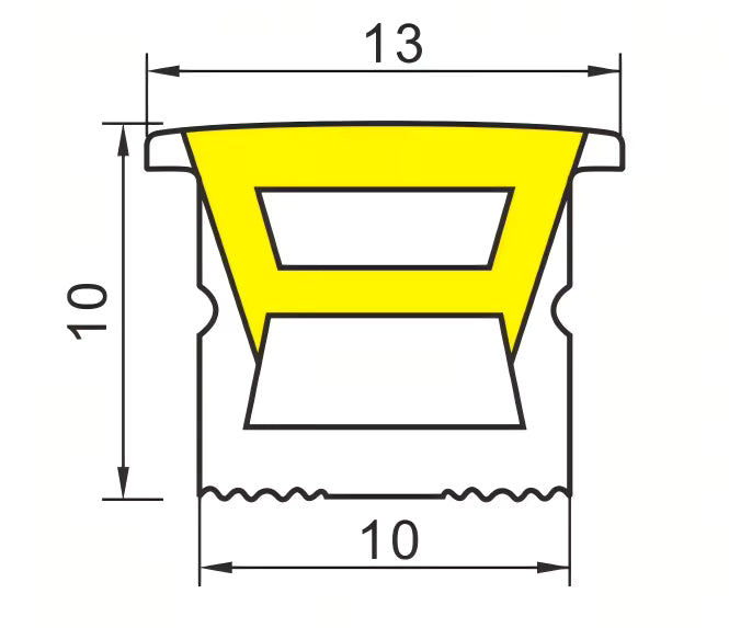 No Dark Area Free Cut Neon LED Strip 12V 24V 120/130LEDs Seamless Continuous Silicone Light 500 metres