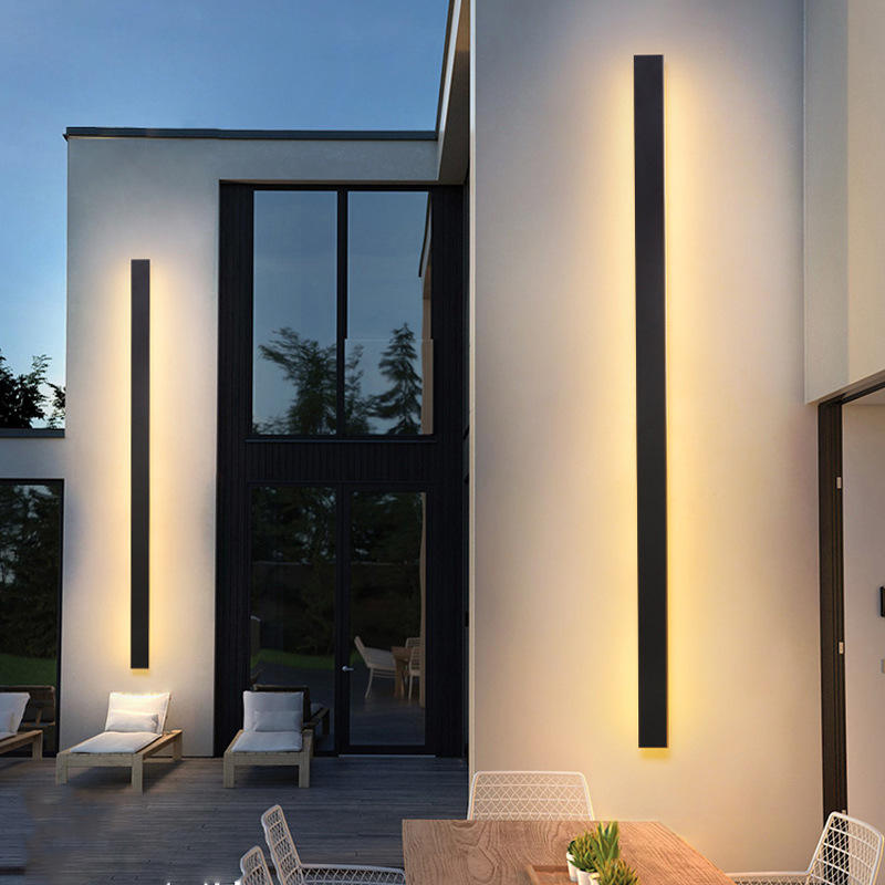 DAWN Outdoor Wall Lamp Waterproof 1800x100x100mm Modern LED Long Strip Wall Light Fixture for Front Porch Garden Lighting