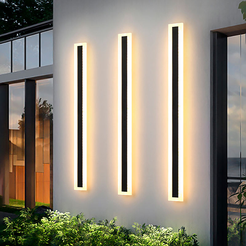 DAWN Outdoor Wall Lamp Waterproof 1800x100x100mm Modern LED Long Strip Wall Light Fixture for Front Porch Garden Lighting