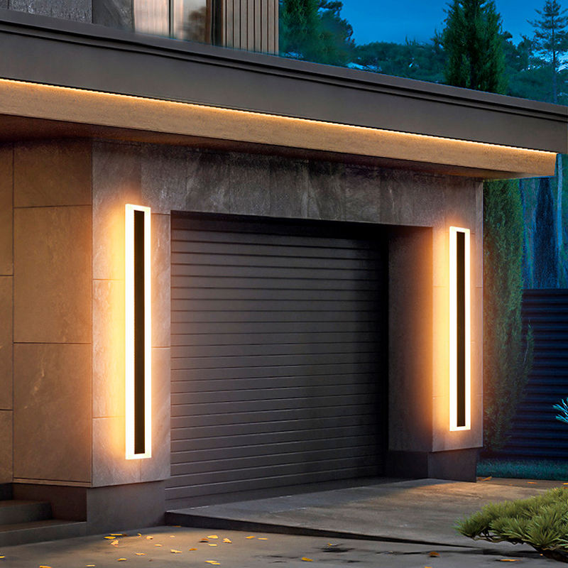 DAWN Outdoor Wall Lamp Waterproof 1800x100x100mm Modern LED Long Strip Wall Light Fixture for Front Porch Garden Lighting