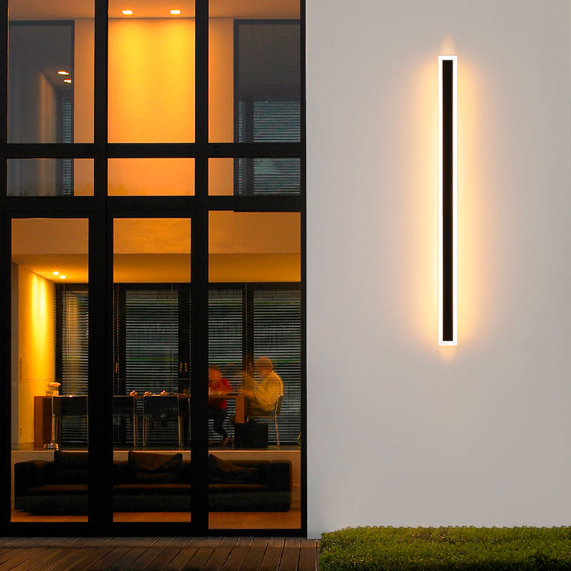 DAWN Outdoor Wall Lamp Waterproof 1800x100x100mm Modern LED Long Strip Wall Light Fixture for Front Porch Garden Lighting