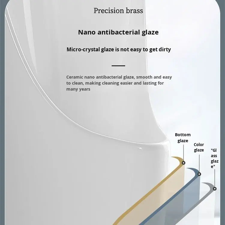 Ceramic Triangular Urinal Wall-Mounted Home Sensor Modern Simple Design