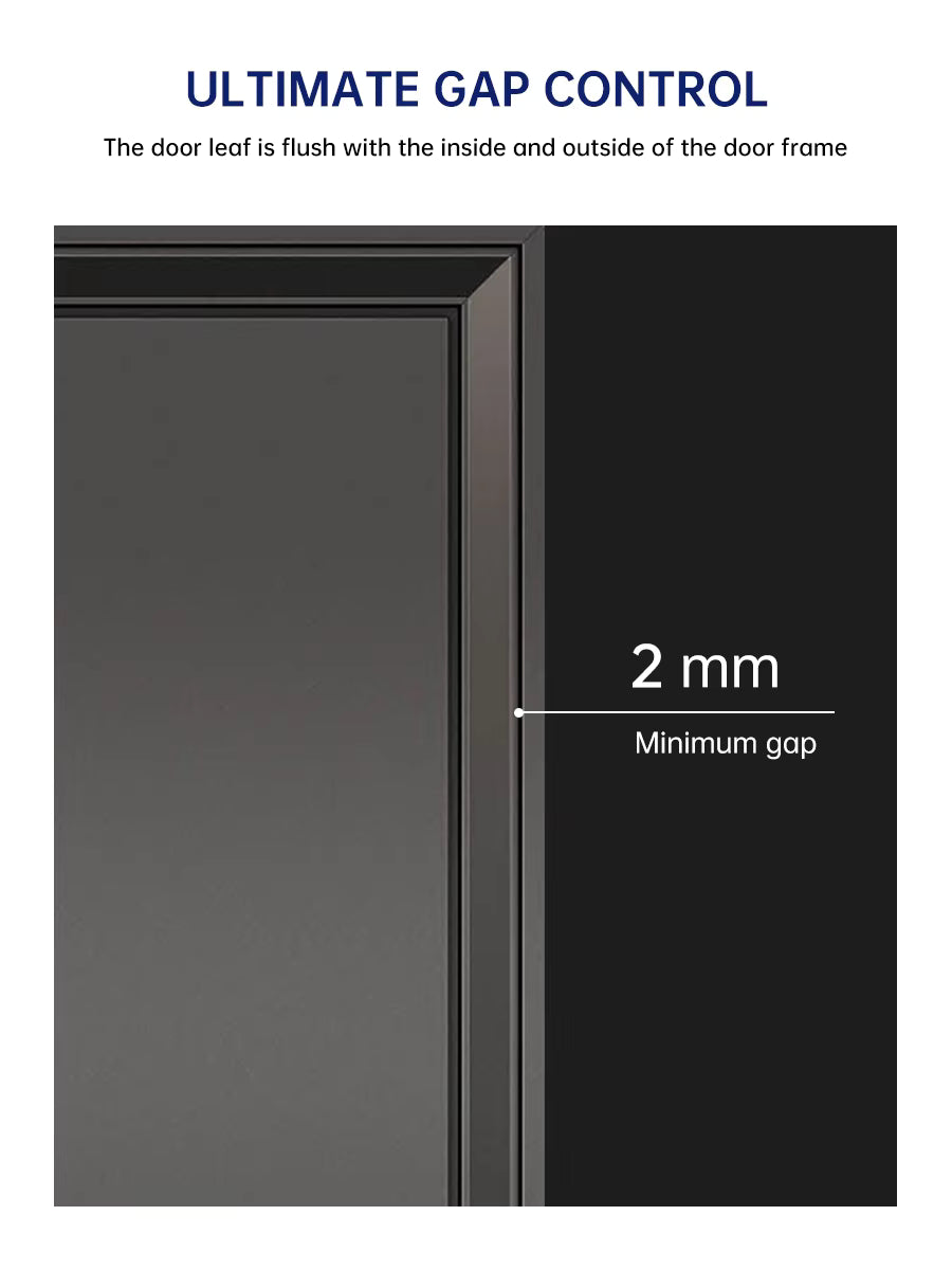 Luxury Design Stainless Steel Entrance Security Door Smart Door