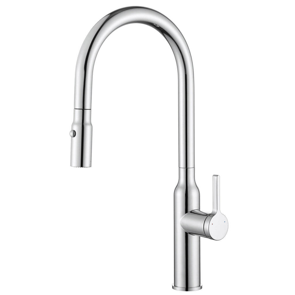 Luxury Brass Kitchen Faucet with Elegant Design