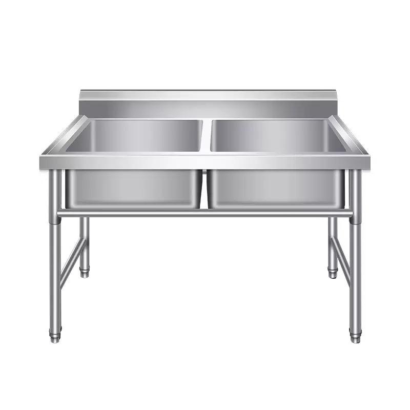 Stainless Steel Single Bowl Sink with Double Bowl & Stand
