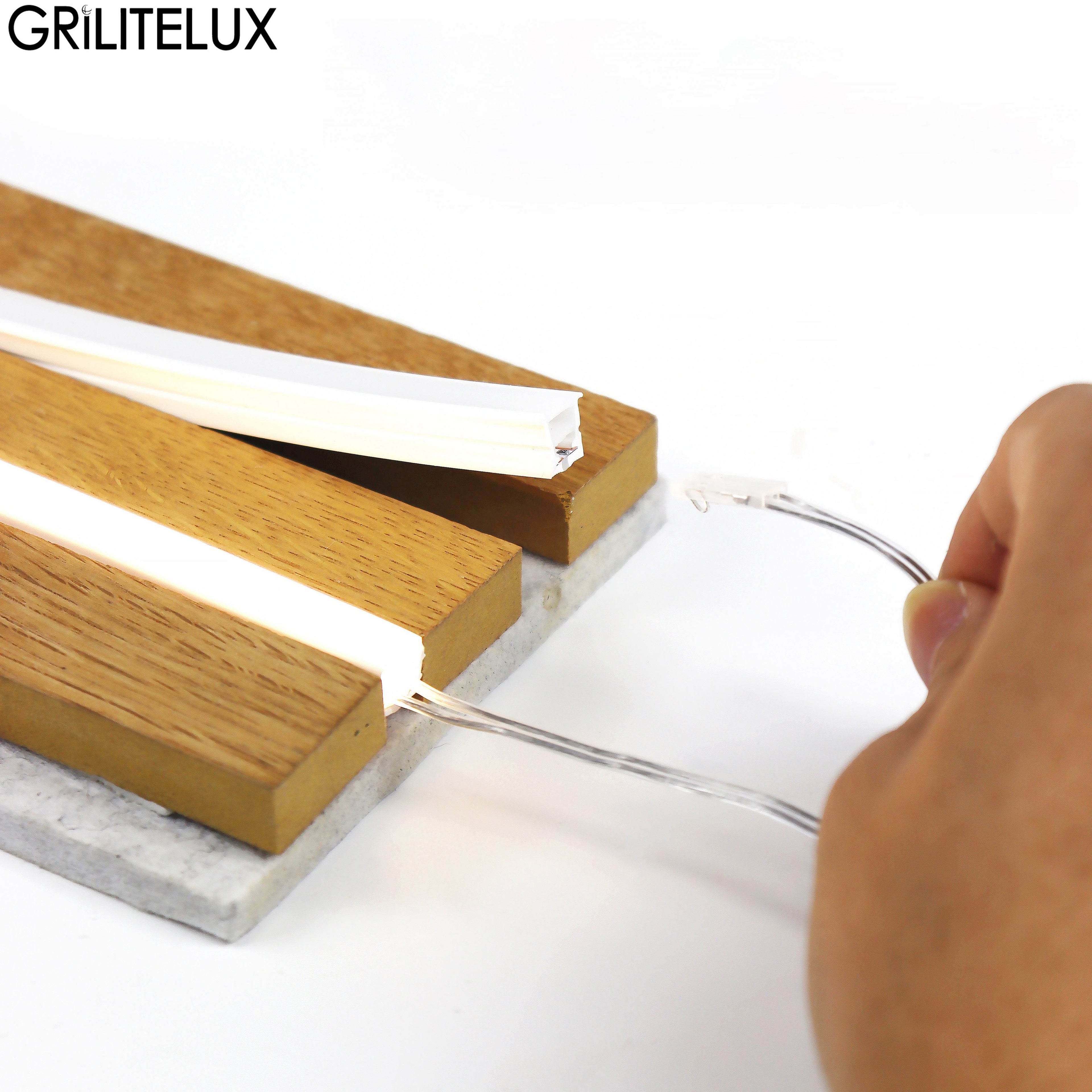 No Dark Area Free Cut Neon LED Strip 12V 24V 120/130LEDs Seamless Continuous Silicone Light 500 metres