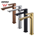 Single Handle Single Lever Washbasin Bathroom High Body Brass Basin Faucet