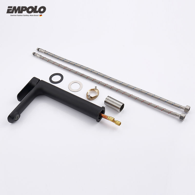 Single Handle Single Lever Washbasin Bathroom High Body Brass Basin Faucet