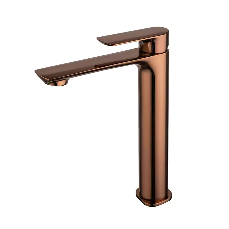 Single Handle Single Lever Washbasin Bathroom High Body Brass Basin Faucet