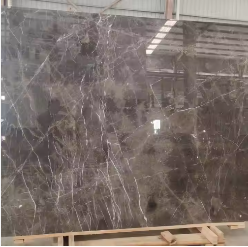 New Zealand Ash Gray Marble Slab Polished Waterproof Wall Floor Slabs