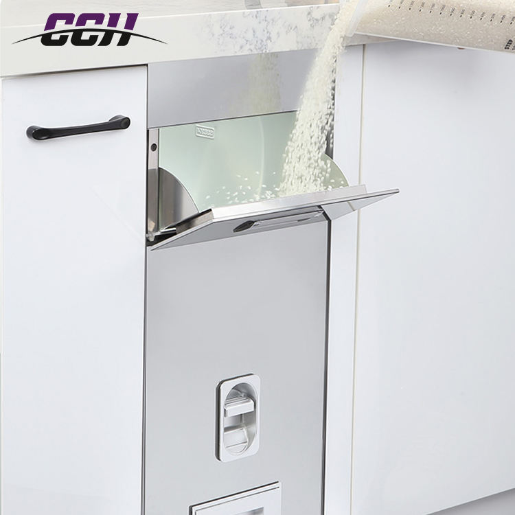 20KG Rice Storage Container Box Kitchen Cabinet Rice Dispenser Rice Bucket Barrel for Kitchen Cabinet