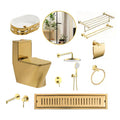 Golden Series Toilet, Wash Basin/Smart Mirror, Shower Drain & Hardware Set