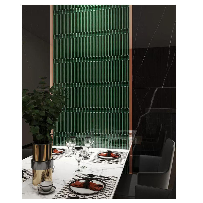 Interior Wall Decor Mosaics Porcelain Bathroom Moroccan Zellige Vintage Wall Manual Handmade