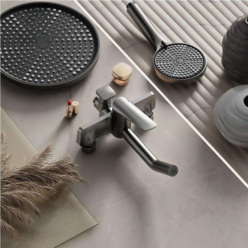 High Quality Brass Wall Mounted New Rainfall Multifunction Shower Head Set