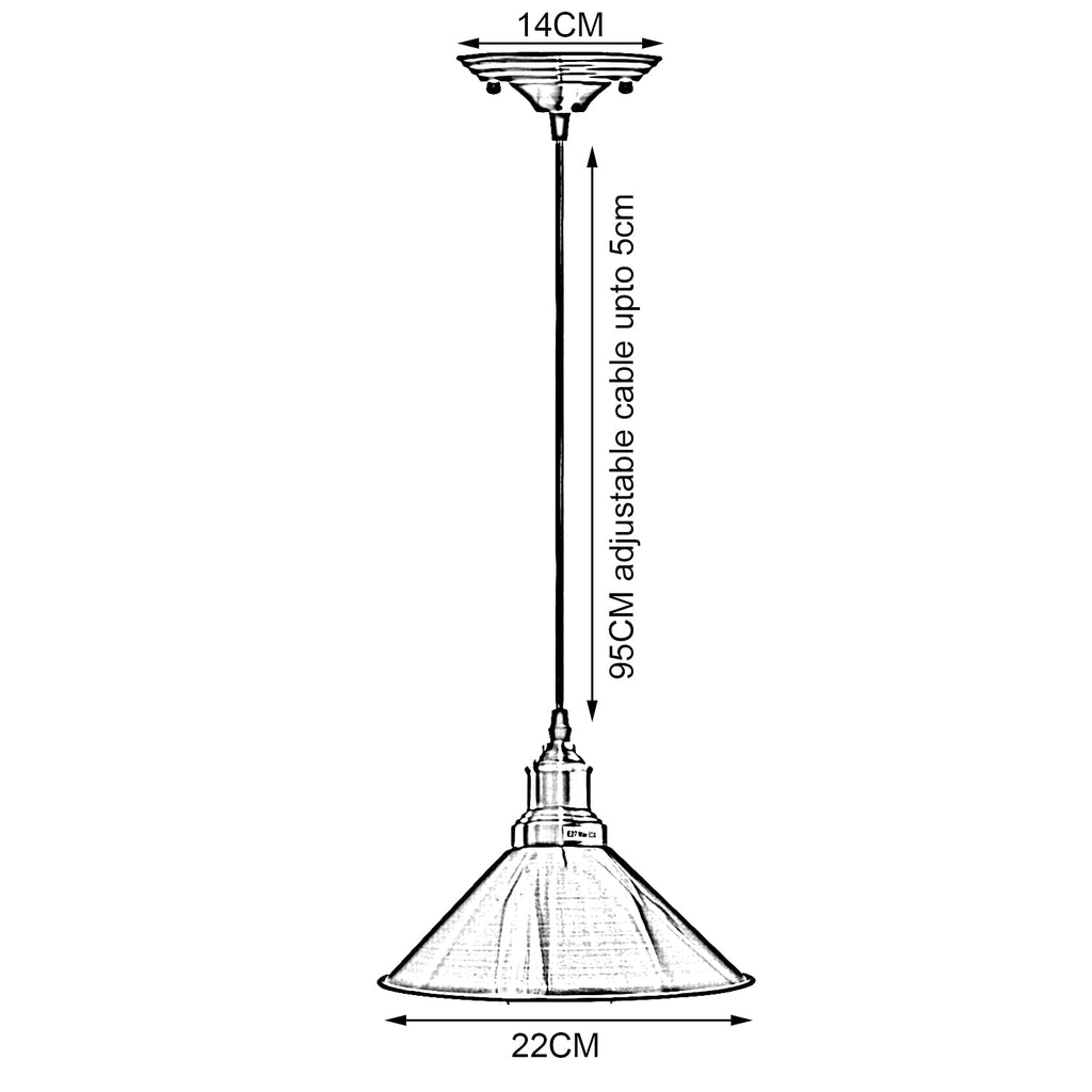Industrial Cone Pendant Lighting