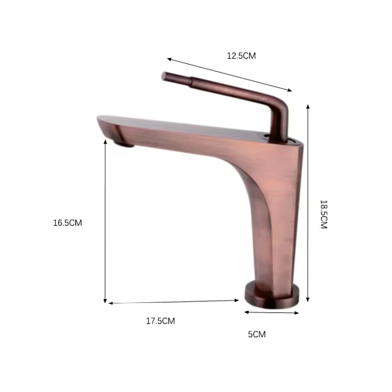 Luxury Lavatory Brass Water Tap Design for Vanity
