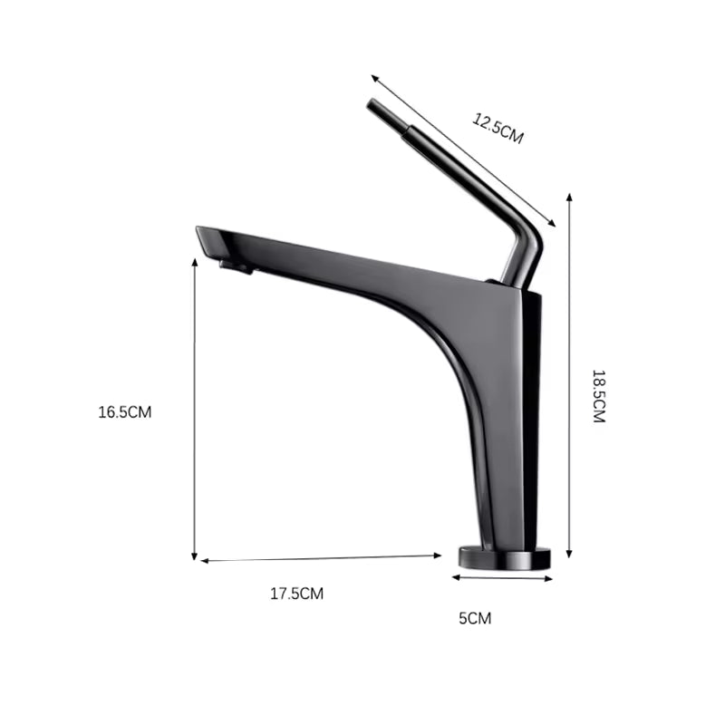 Luxury Lavatory Brass Water Tap Design for Vanity