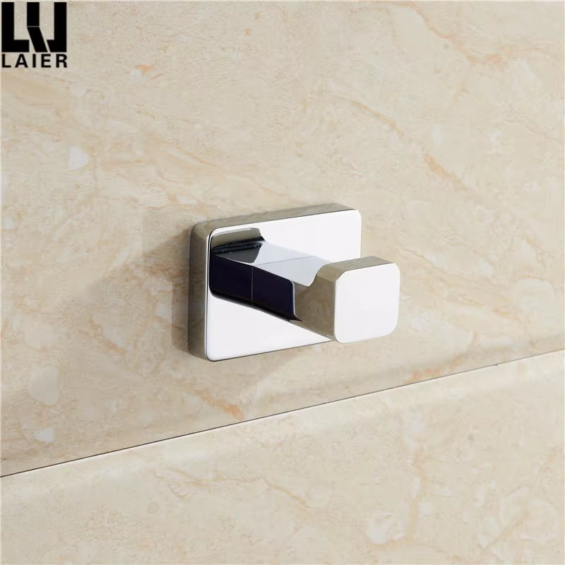 Modern Bathroom Brass Chrome Plated Bathroom Accessories Set