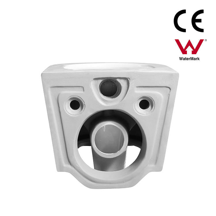 CE Watermark Rimless Elongated Commode Bowl Seat Dual-Flush Toilet