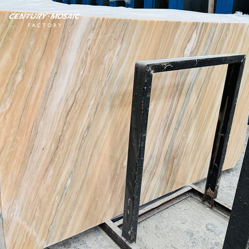 Calacatta Rosa Natural Stone Marble Floor Slab