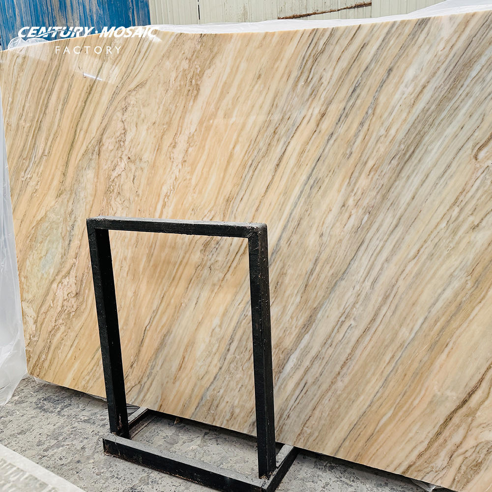 Calacatta Rosa Natural Stone Marble Floor Slab