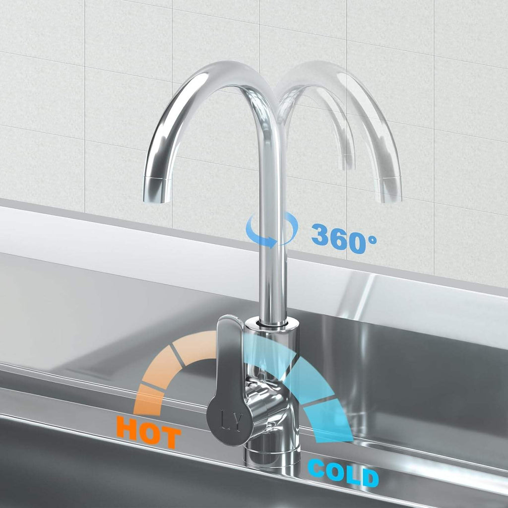 Premium 304 Stainless Steel Kitchen Sink Design/Anti - Rust Coating Ideal for Home and Commercial Use