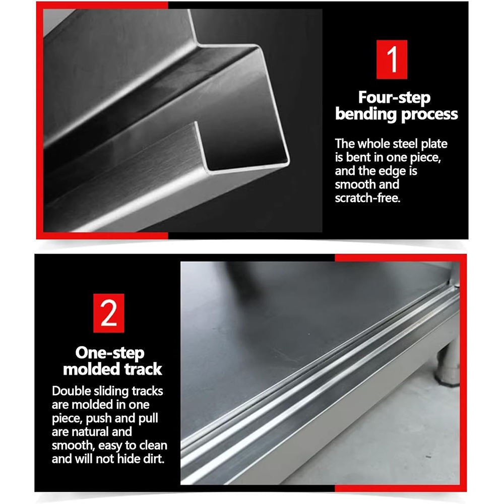 Commercial Stainless Steel Dining Table Commercial Kitchen Equipment Table Kitchen Stainless Steel Workbench