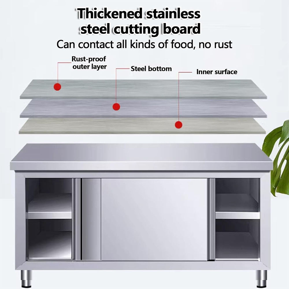 Commercial Stainless Steel Dining Table Commercial Kitchen Equipment Table Kitchen Stainless Steel Workbench