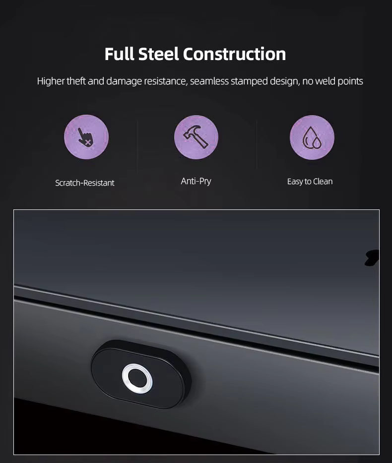 Smart Fingerprint Password Drawer Hidden Safe Large Capacity Battery Bluetooth