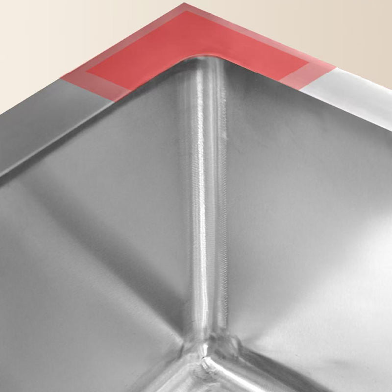 Commercial Kitchen Integrated Cabinet Thickened 304 Stainless Steel Sink Three Basin for Hotel & Restaurant