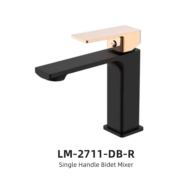 Luxury WC Black & Gold/Toilet Bowl, Bathroom Sink, Wall Mounted Accessories Complete Set